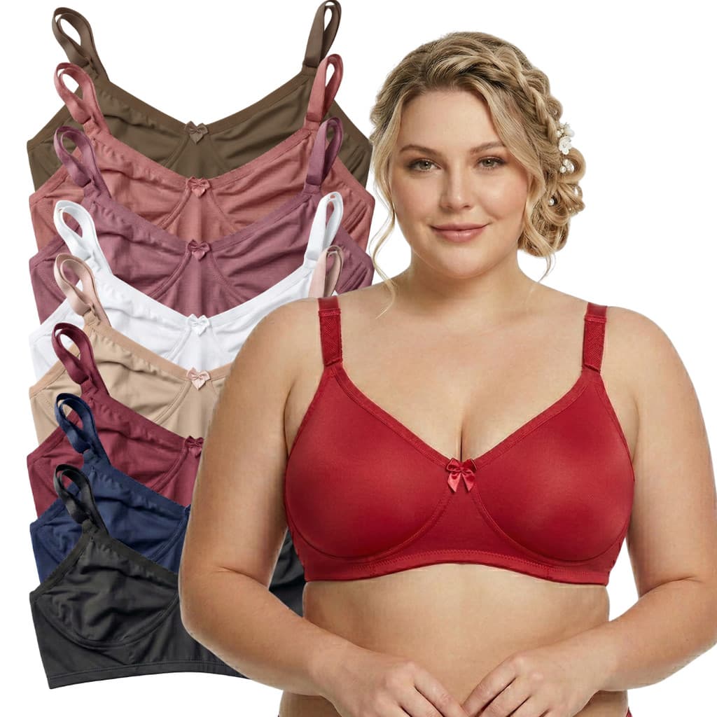 Kit 2 Sutias Plus Size Sem Bojo Alça Larga Duplo Reforçada