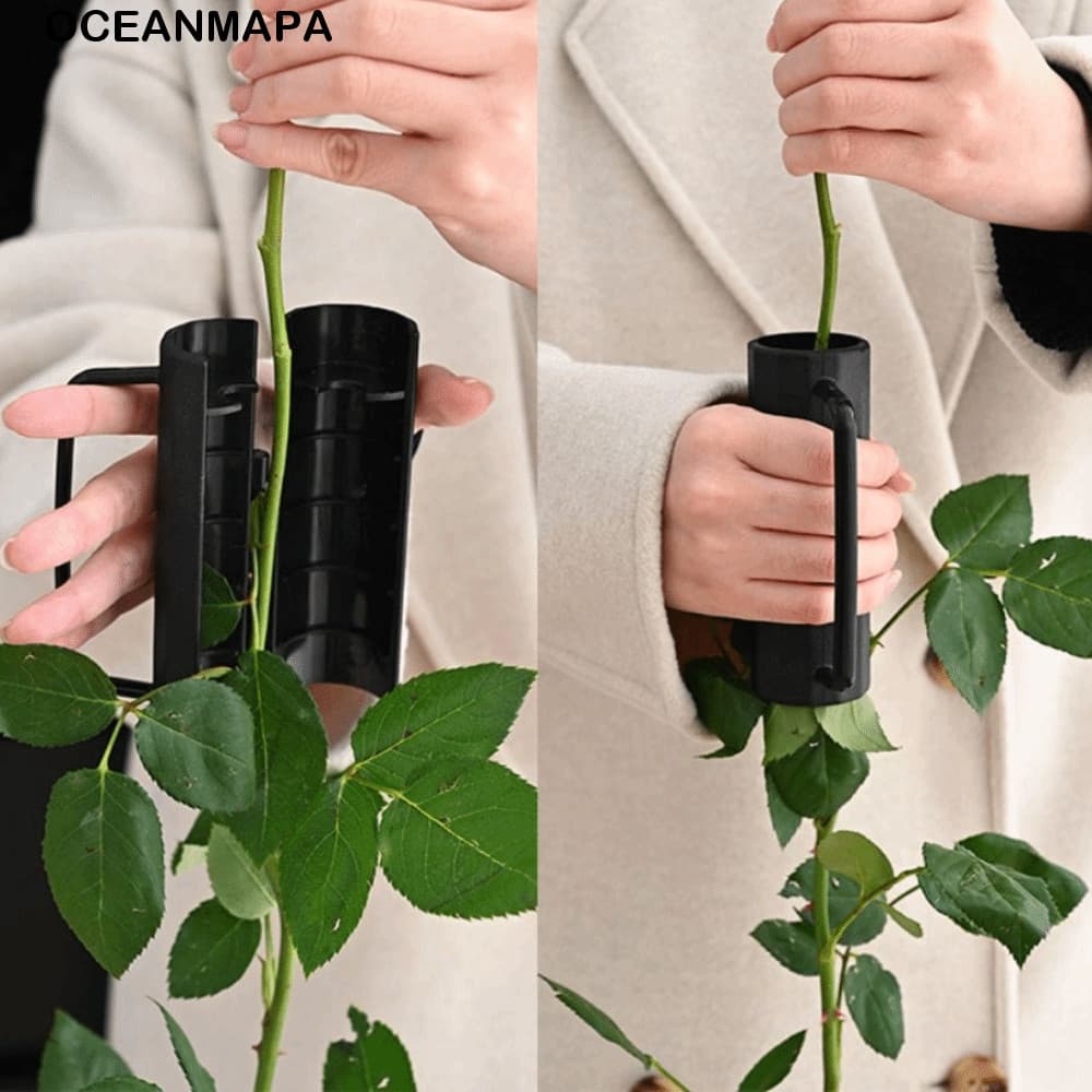 Ferramenta Floral OCEANMAPA , Removedor De Espinho Rosa Com Design Cilíndrico Profissional , Fácil De Usar