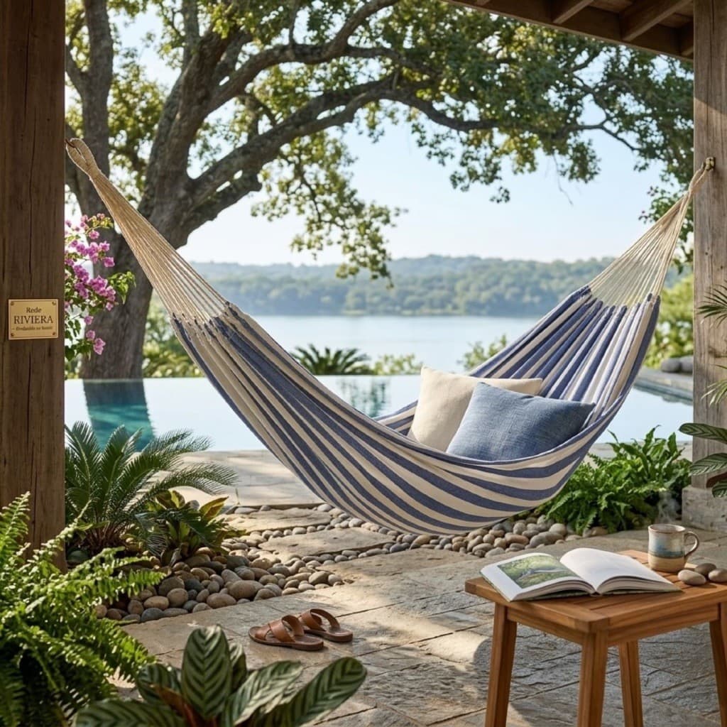 Rede De Dormir Riviera 3,90 Metros Gigante Casal Resistente