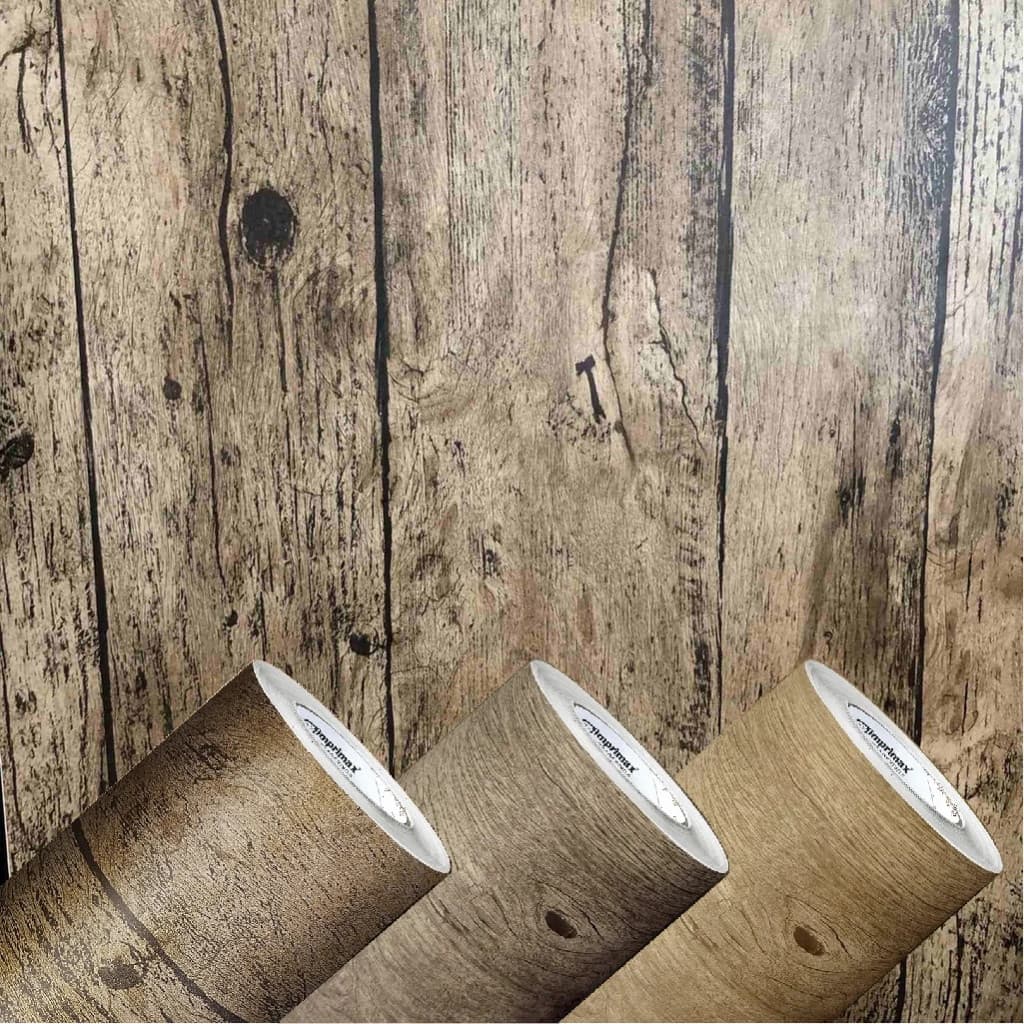 Adesivo Para Chão Piso Paredes Box Banheiro Envelopamento de Pias e Moveis Estilo Madeira Com Textura Imprimax