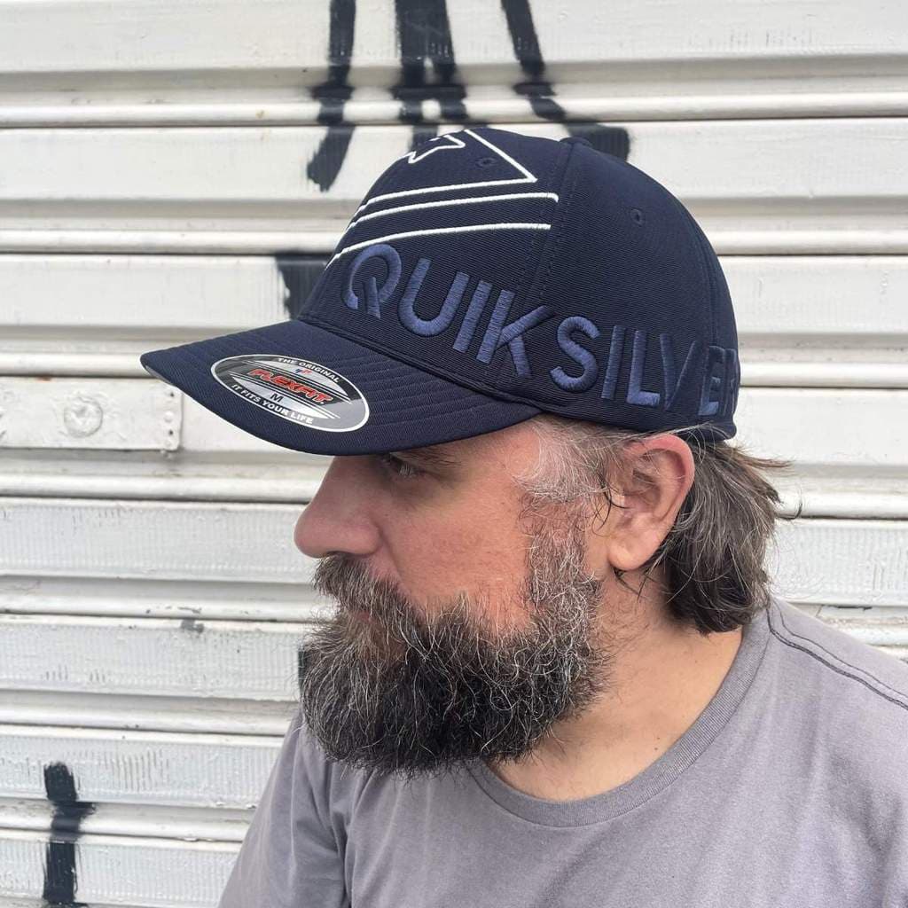 Boné Quiksilver Flexfit Emb Side Omni Marinho M