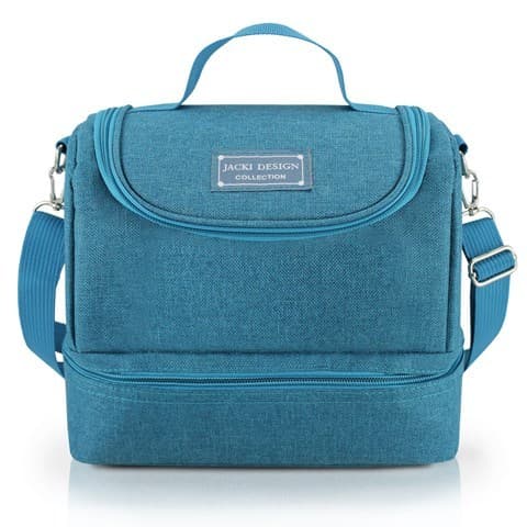 Bolsa Térmica Porta Marmita Jacki Design Azul