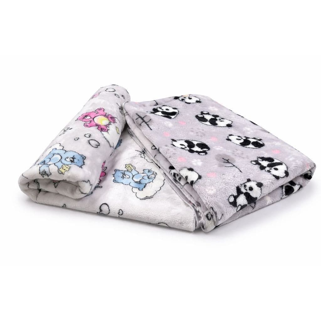 Kit com 2 Mantas para bebê em Fleece com várias estampas para menino ou menina - Alta qualidade e conforto