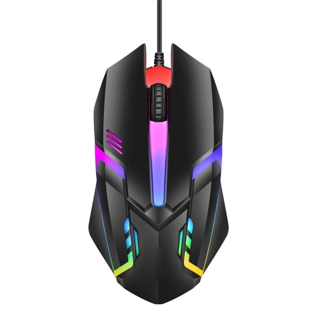 Mouse Gamer Usb 3200dpi Led Rgb Com Fio