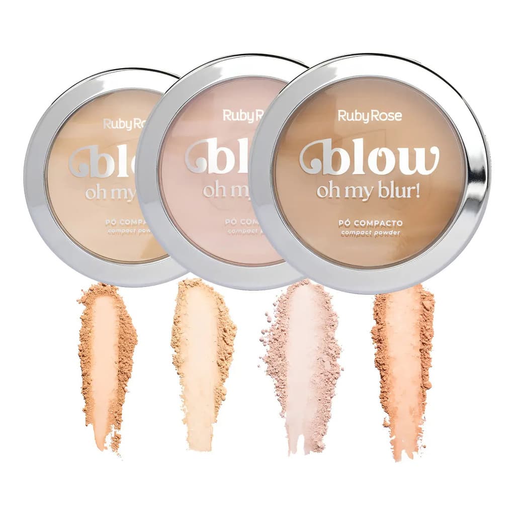 Po Compacto Ruby Rose Linha Blow Oh My Blur Hbm405