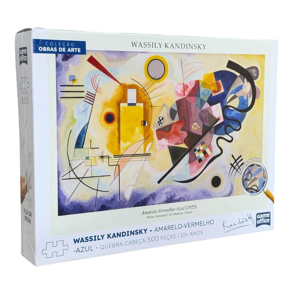 Quebra Cabeça Kandinsky Amarelo/Vermelho/Azul 500 Pçs - Toyster BB