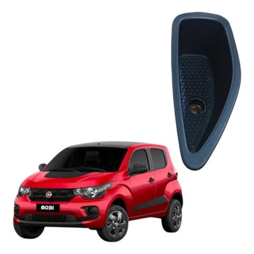 Moldura Puxador Traseiro Direito Fiat Mobi 2018 A 2025 Preto