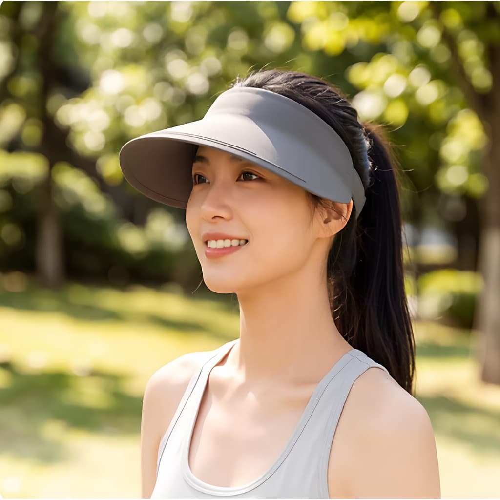 2026 novo estilo sem costura protetor solar de uma peça oco chapéu superior feminino verão à prova de ultravioleta chapé