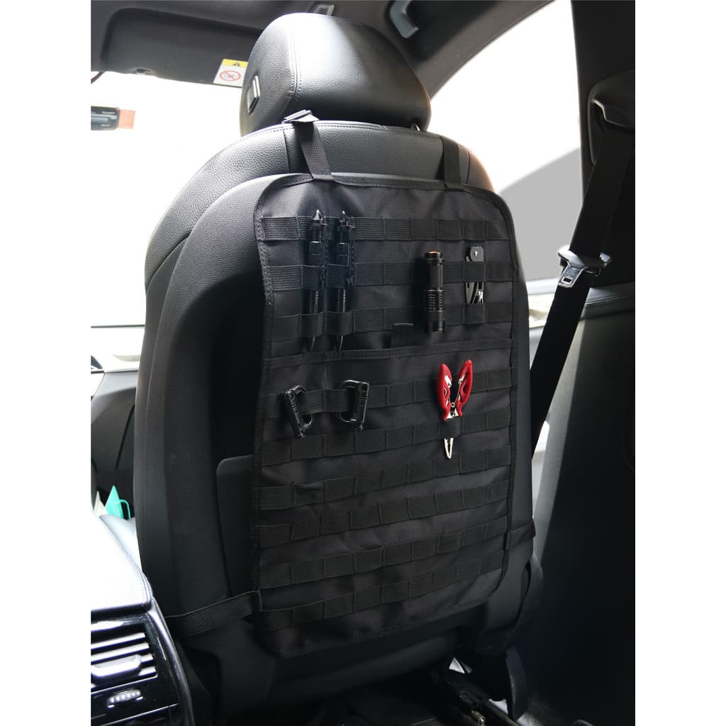 Saco de armazenamento traseiro do assento de carro tático sistema MOLLE pingente placa esportes ao ar livre saco Univers