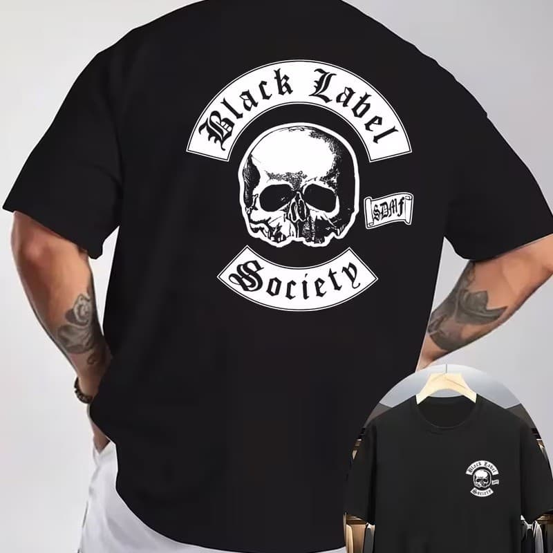 Camiseta Black Label Camisa Blusa Unissex Masculino Feminino 100% Algodão Street Wear Plus Size