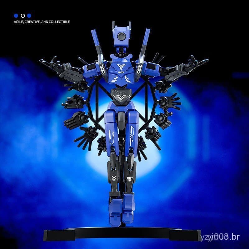 Novo Mannequin Montado com Articulação Sentry, Modelo Criativo Lucky 13