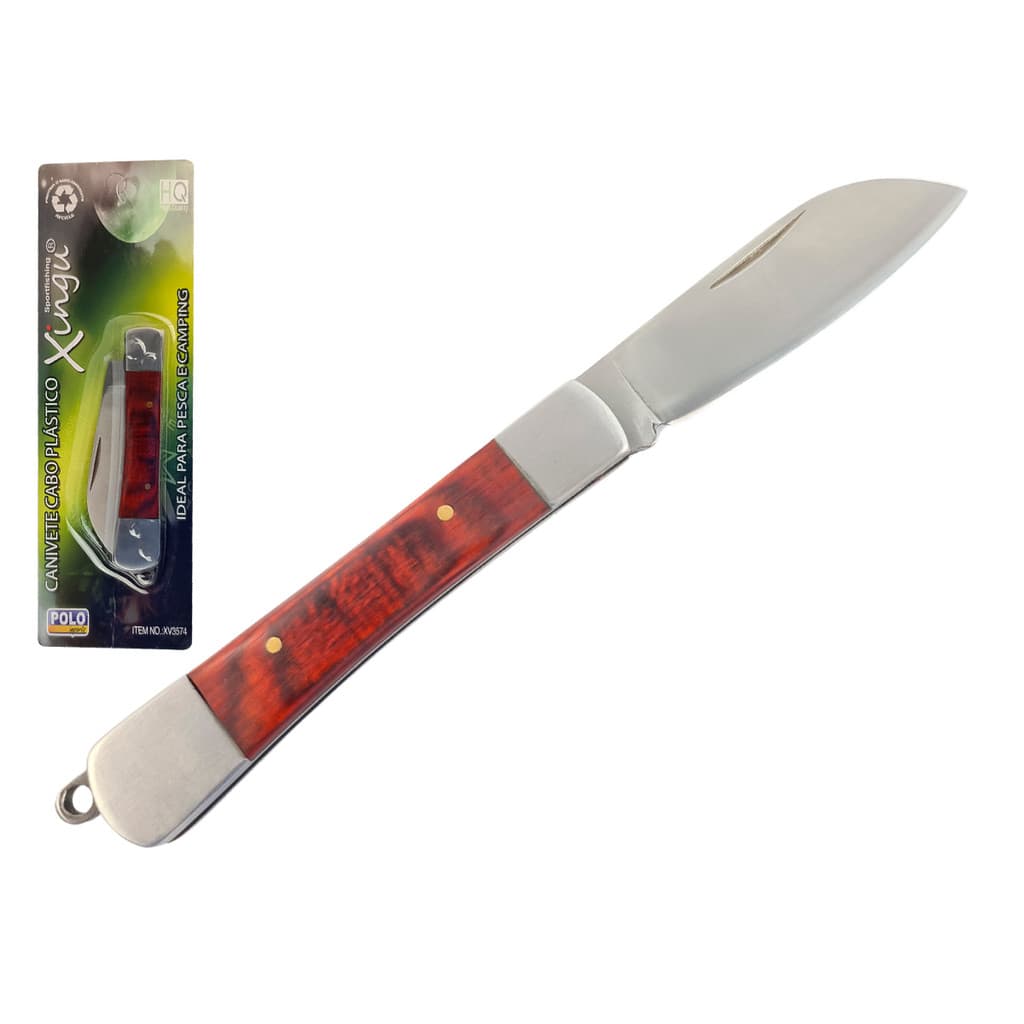 Canivete Xingu XV3574 (17,5cm) - Cabo Amadeirado
