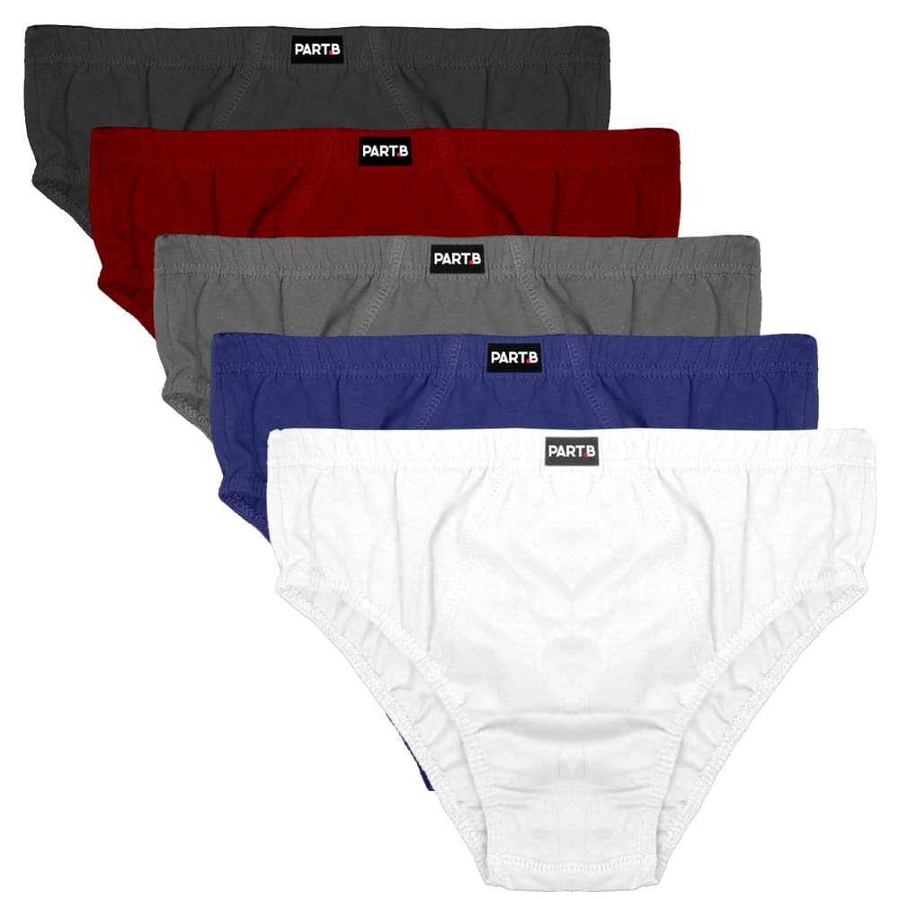 KIT 5 CUECA SLIP ADULTO ALGODÃO MASCULINA ELÁSTICO