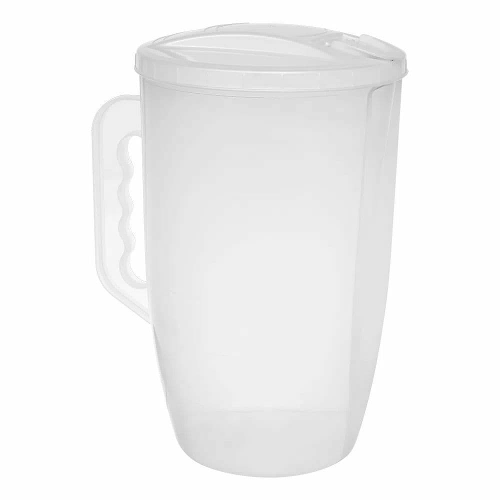 Jarra plástica buffet Grande 3,7 L com tampa jarra de servir bebidas Festa - Jaguar