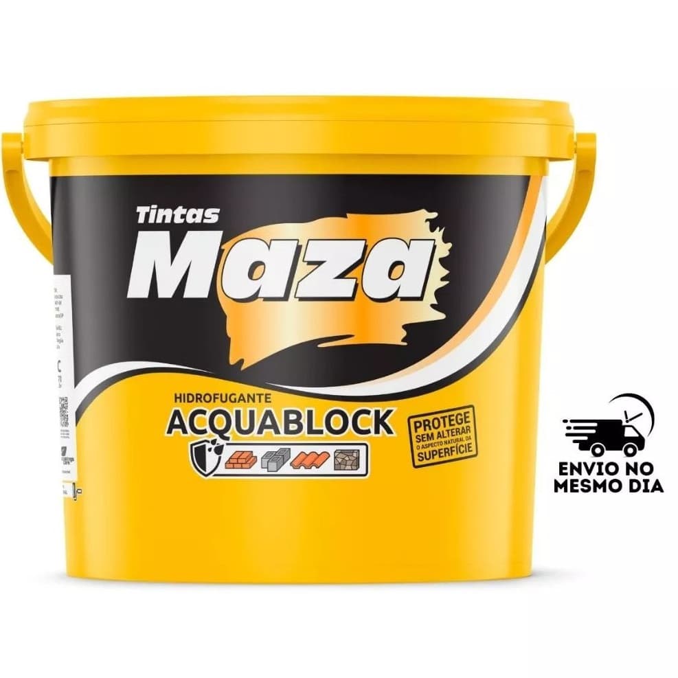 Maza Acquablock Mazablock Hidrofugante Impermebealizante Balde 18 Litros