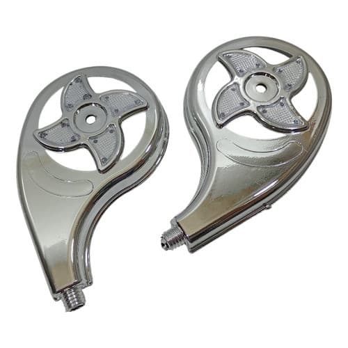 Par Calota Calotinha Roda 4 Pontas Branca Caminhao Forti Ar Branco
