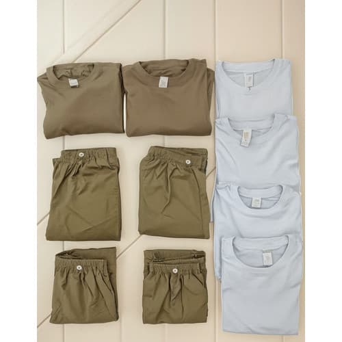 Uniforme Detento-preso,  Padrao Cdp, Cor Caqui , 10 Itens