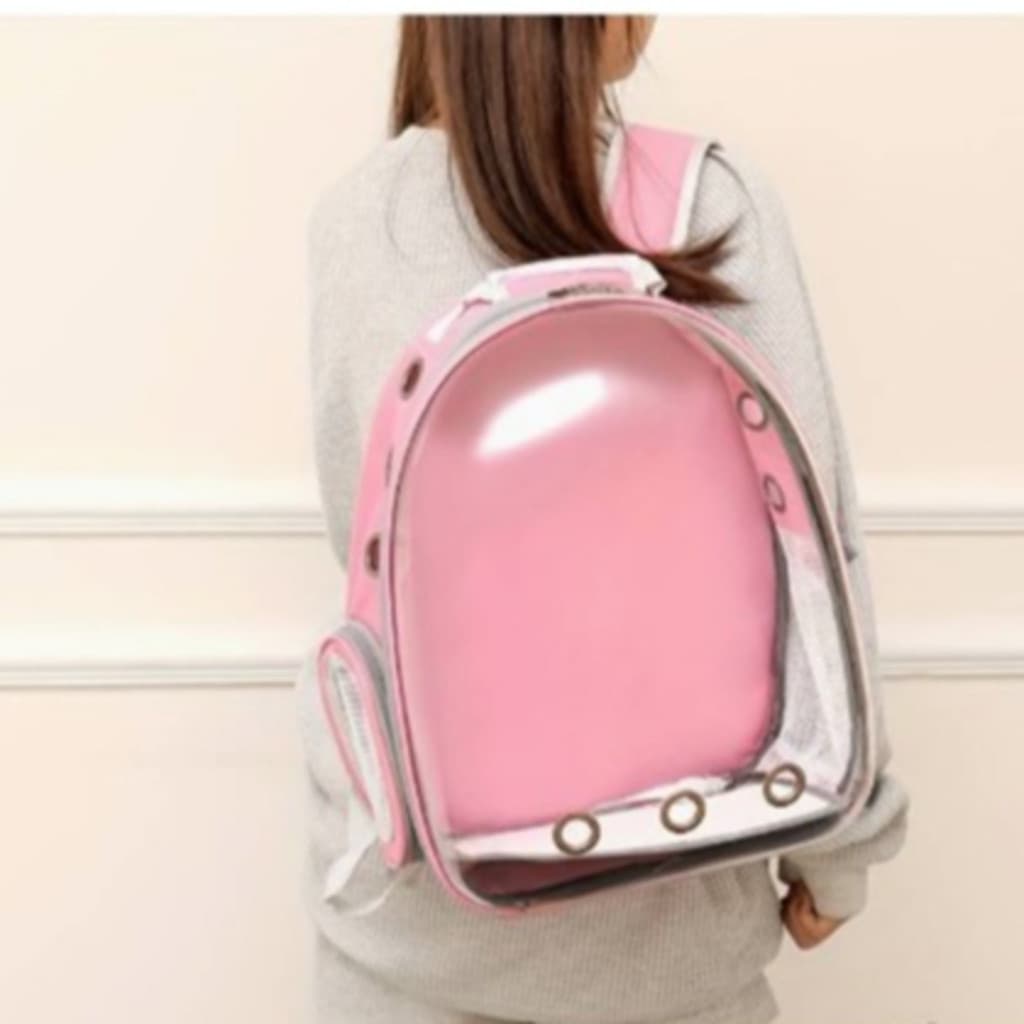 Mochila Bolsa Para Pets Gato Ou Cachorro Visão Panorâmica Astronauta. - TX