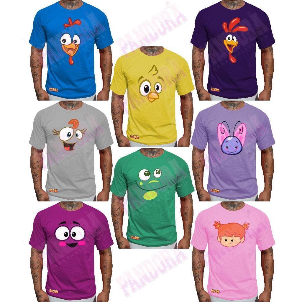 Camiseta Estampada Galinha Pintadinha Animação