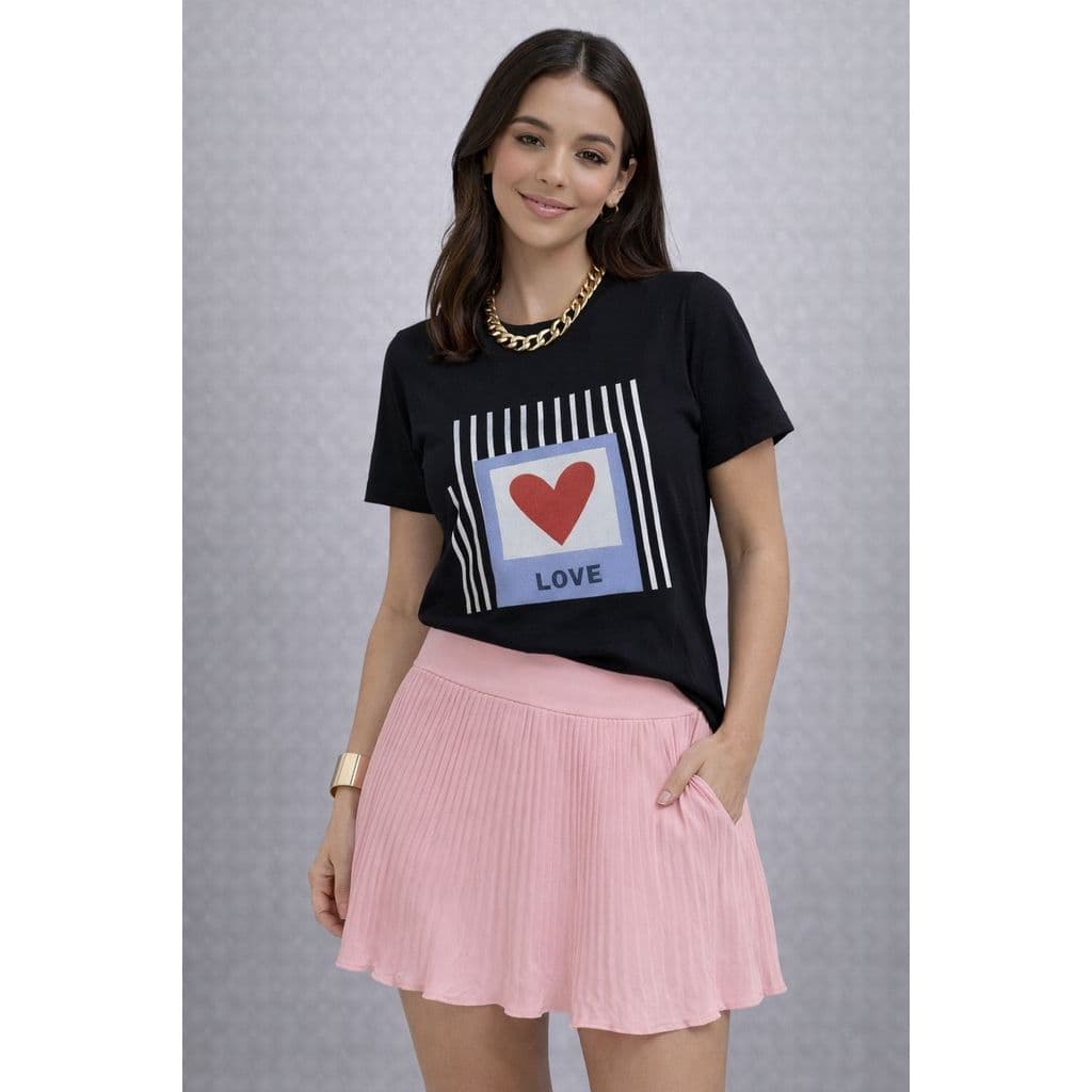 Short Saia Plissada - Short Saia - Short Saia Feminino