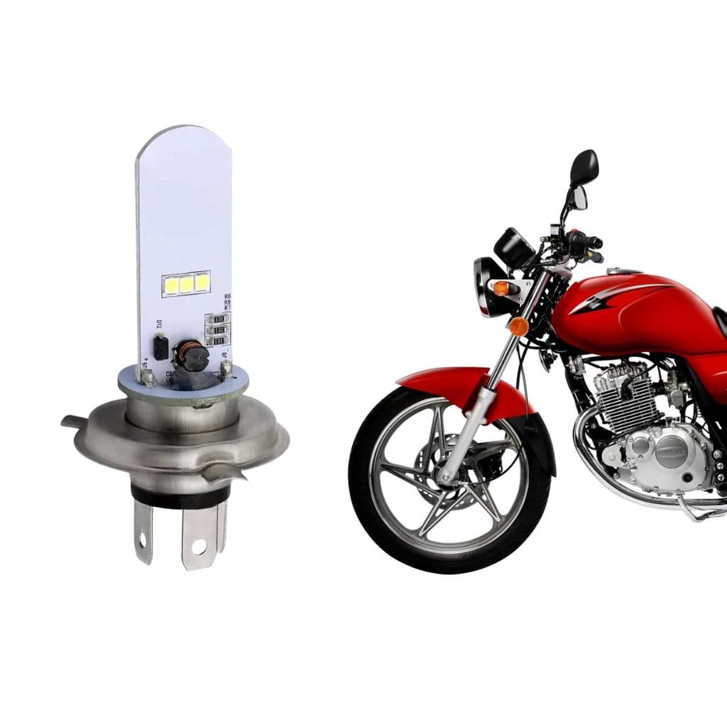 Lâmpada Farol Super Led Moto Suzuki Yes H4 6500K