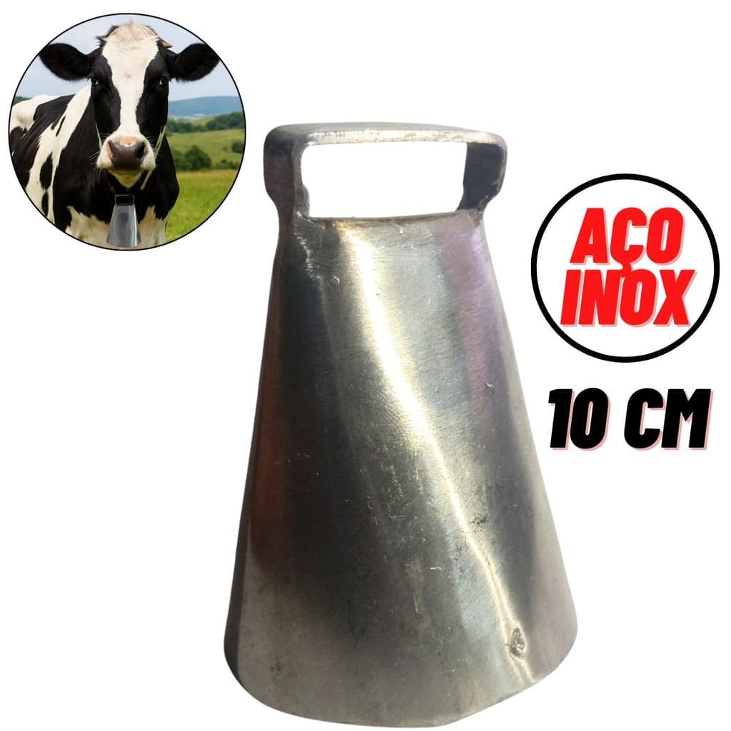 sino chocalho Cabritos Bezerros Garrotes Vaca Touro Sincerro  para Cabras Bode Cabritos 10cm