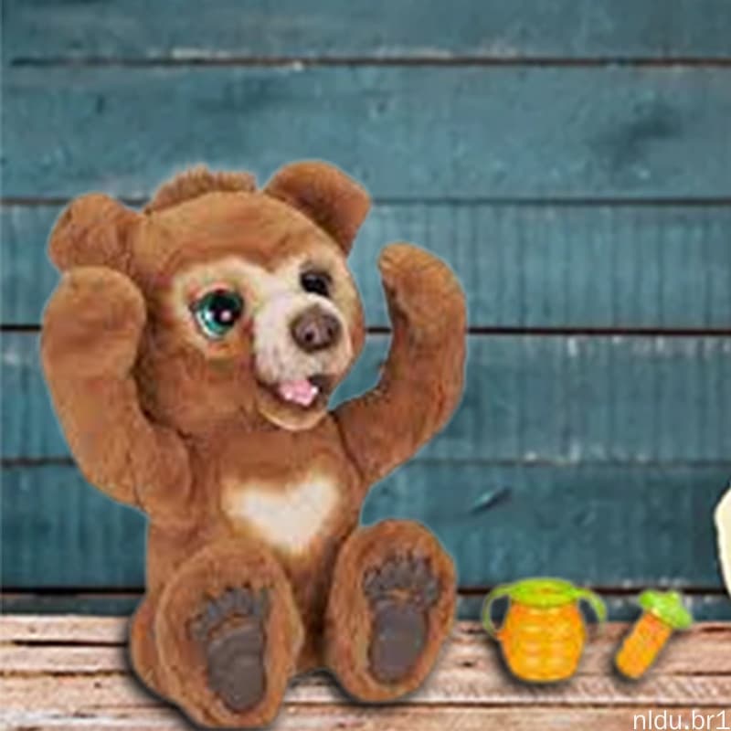 O Curioso Urso Brinquedo De Pelúcia Adorável Boneca Presente De Aniversário Para Crianças