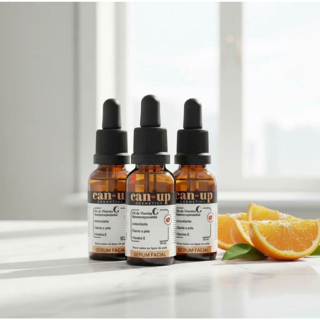 Kit Sérum Facial Vitamina C Can Up Antioxidante 30ml