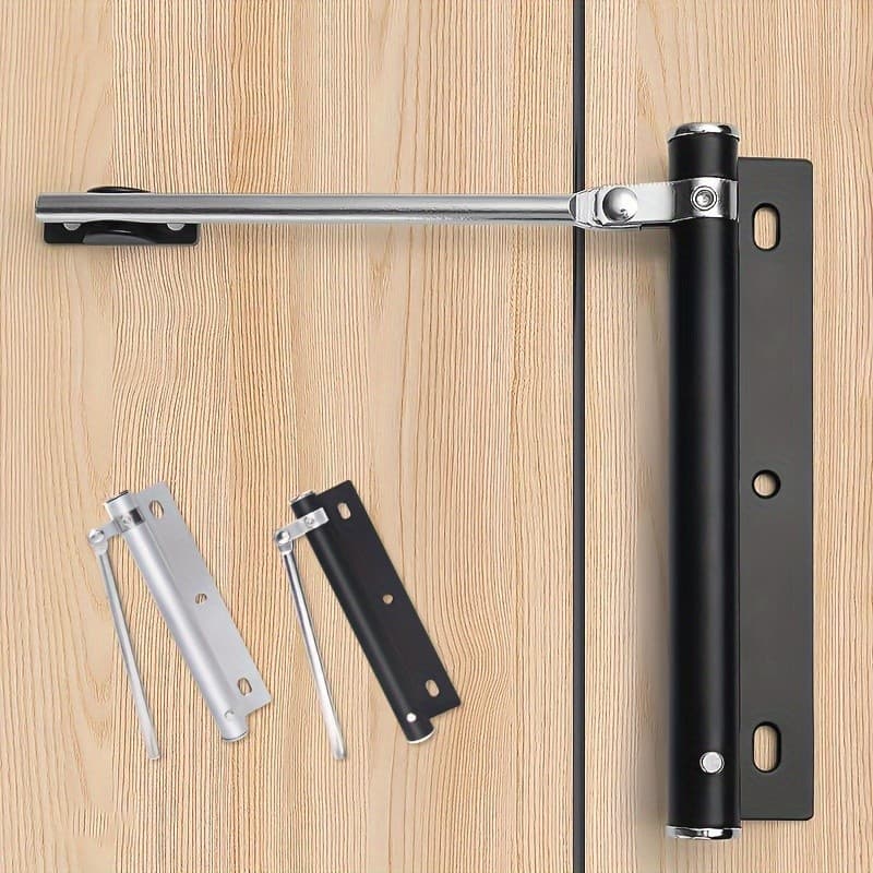 Mola Fechamento Automático Para Porta Aço Inox Silencioso Ajustável Até 25kg