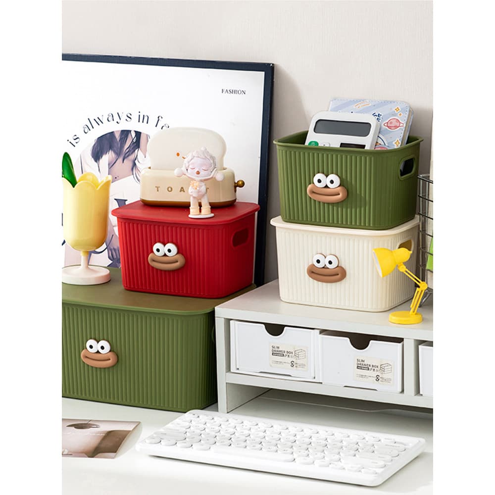 Caixa de armazenamento de mesa lanches diversos cesta de armazenamento cosméticos organizador caixa de armazenamento dor