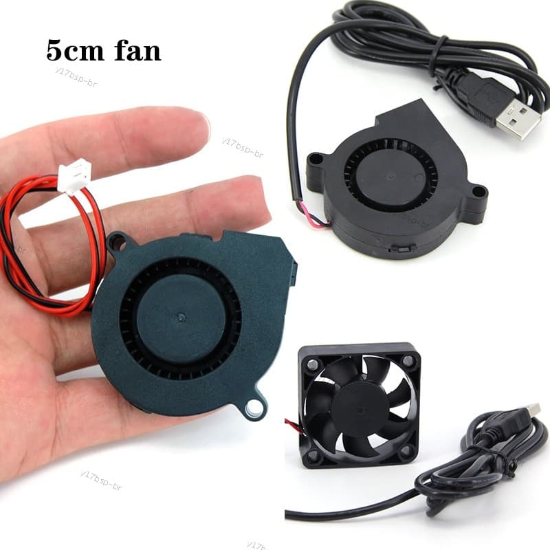 DC 5015 5V 5 Volts USB 5cm 50MM Ventilador CPU Cooler De Refrigeração xh2.54 Para Impressora 3D 50x50x15mm Manga Rolamen