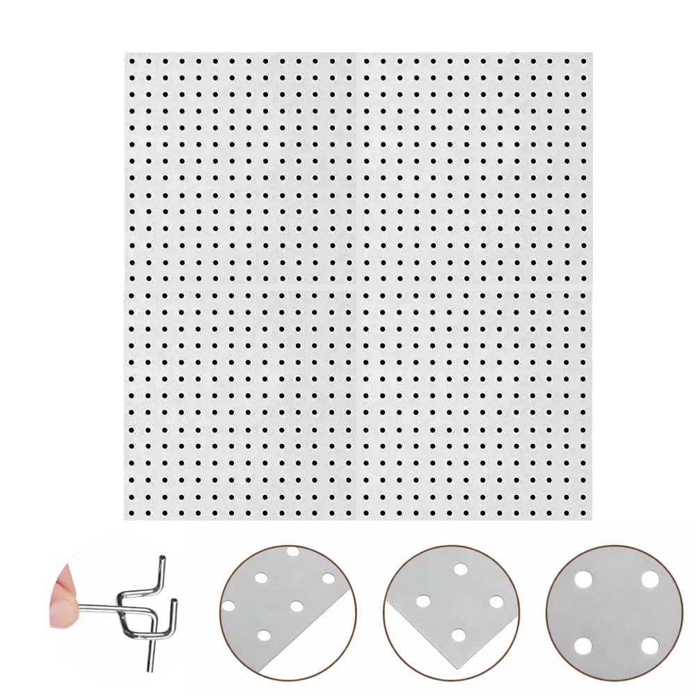 Organizador Ferramentas Painel Pegboard Eucatex Pefurado 60x60