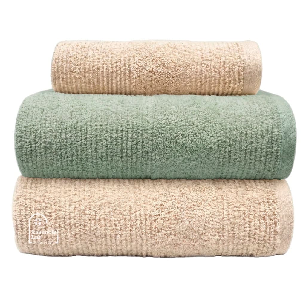 Kit 3 Toalhas Premium 100% Algodão – 2 Banhão + 1 Rosto Macia Grossa Superluxo Felpuda