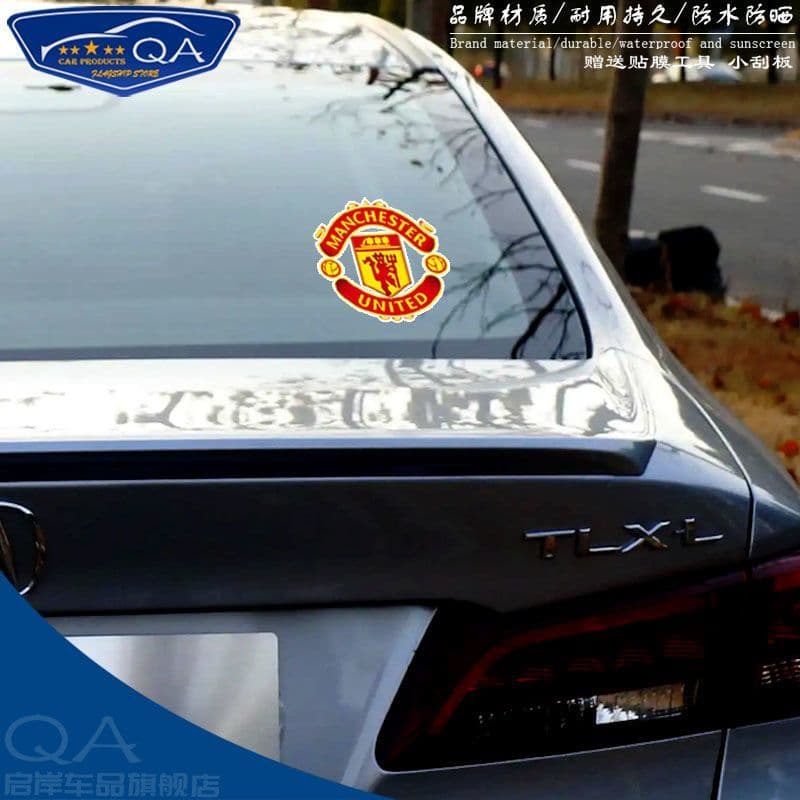 Manchester United C Luo Adesivos Diabo Vermelho Sancholaschford Futebol Reflexivo Motocicleta Adesivos de Carro Adesivos