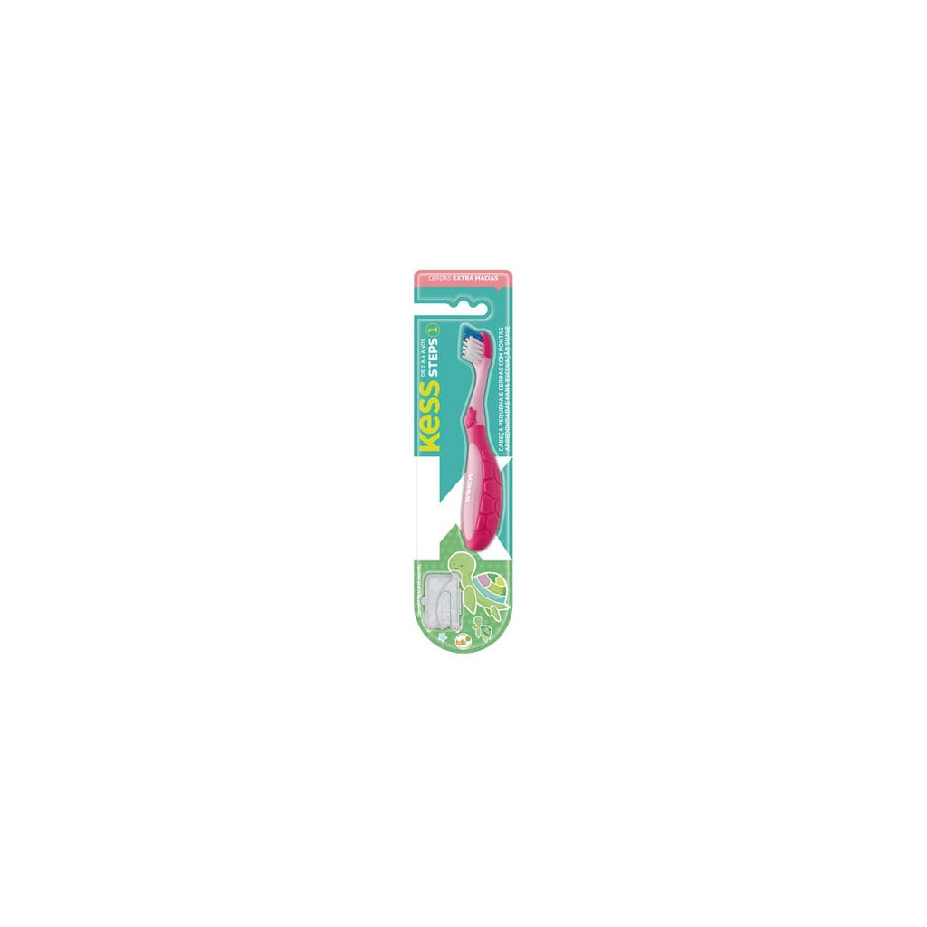 Escova Dental Infantil Kess Steps 1 - De 2 a 4 anos (modelos variados)