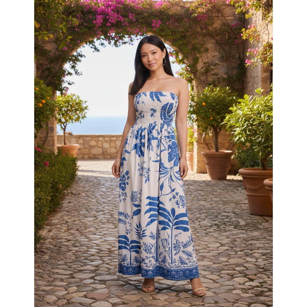Vestido Longo Tomara Que Caia Inspiração Moda Verão Elegante