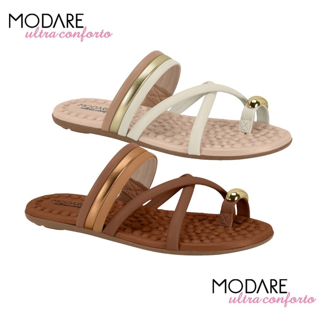 Chinelo Tamanco Feminino Modare Slide Confortavel Massageador Ortopédico Ref: 7163.135
