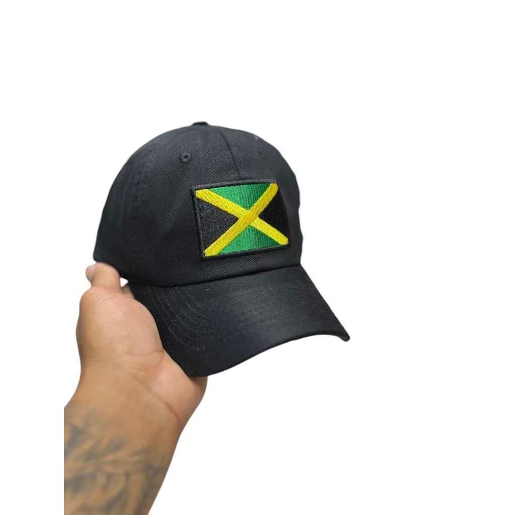 Bone de Caça Com Bandeira da Jamaica Masculino Boné de Beisebol Bordado para Esportes e Caça Jamaica Rastafari Reggae