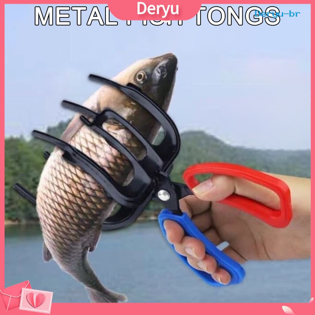 [deryu] Garras De Peixe Metálicas 2/3 Antiderrapantes Alicate De Pesca Multifuncional Garra Grampo De Controle Acessório