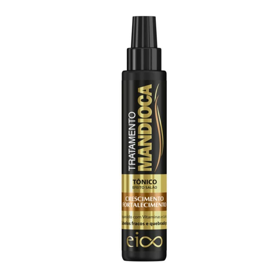 Eico Tônico Fortalecedor Antiqueda Tratamento Mandioca 120ml Fortalecimento Crescimento