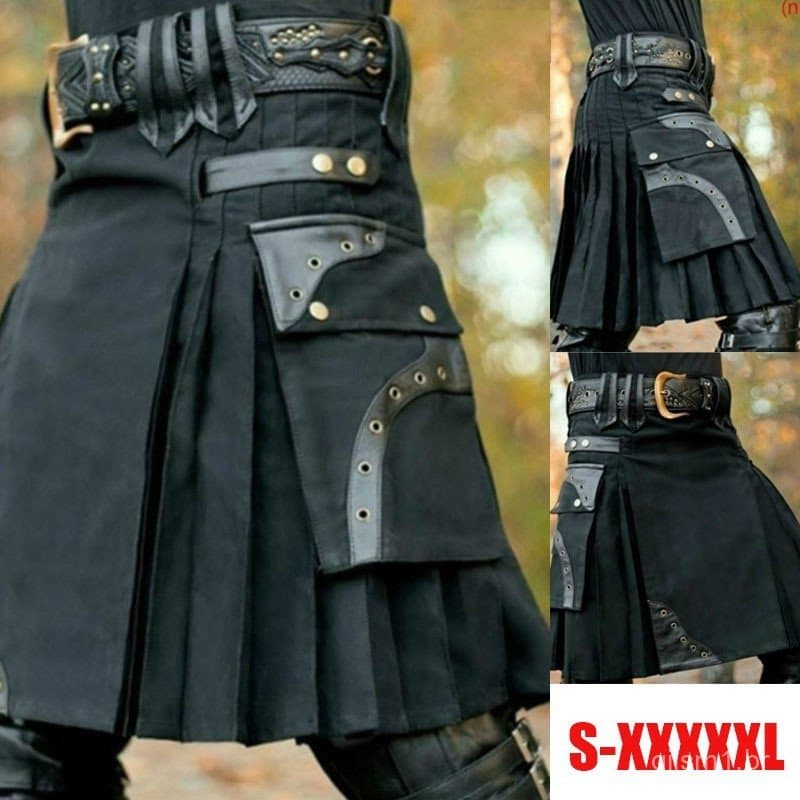 Moda Masculina Kilt Escocês Tradicional Clássico Retro Personalidade Kilts