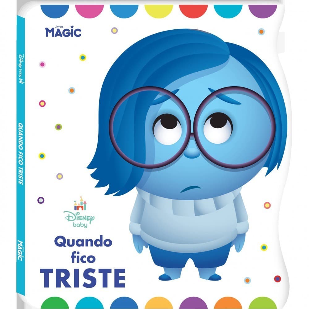 Livro de Banho Disney Baby Quando Fico Triste + Esponja Macia