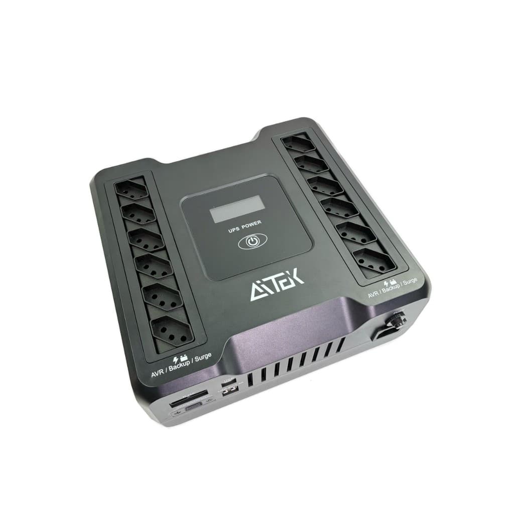 Nobreak UPS estabilizador 1000VA 600W 110V 220V aitek