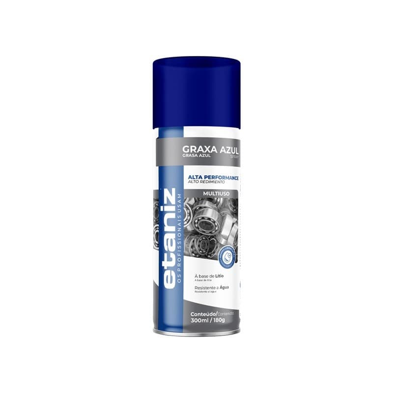 Graxa em Spray 300ml Etaniz Facilita a Lubrificação e Protege contra Corrosão Alta Performance
