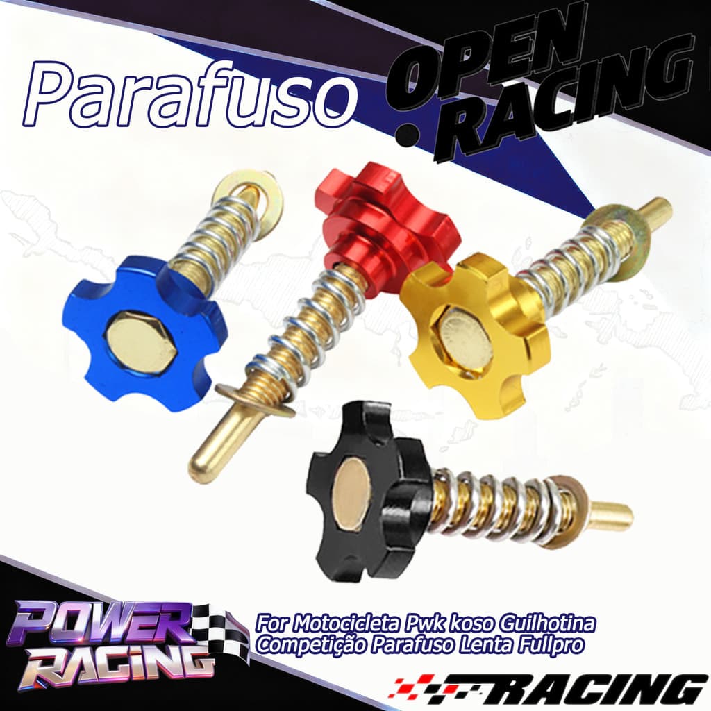 Parafuso De Ajuste De Velocidade Do Carburador Para Motocicleta Pwk koso Guilhotina Competição Parafuso Lenta Fullpro