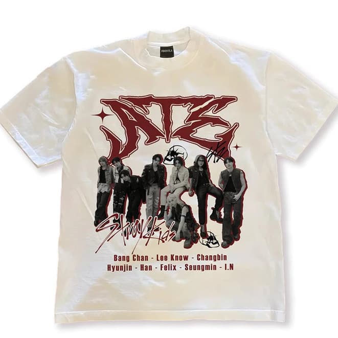 Camiseta Camisa 100%Algodão  T-shirt Unissex Kpop  Stray Kids INTEGRANTES Lançamento