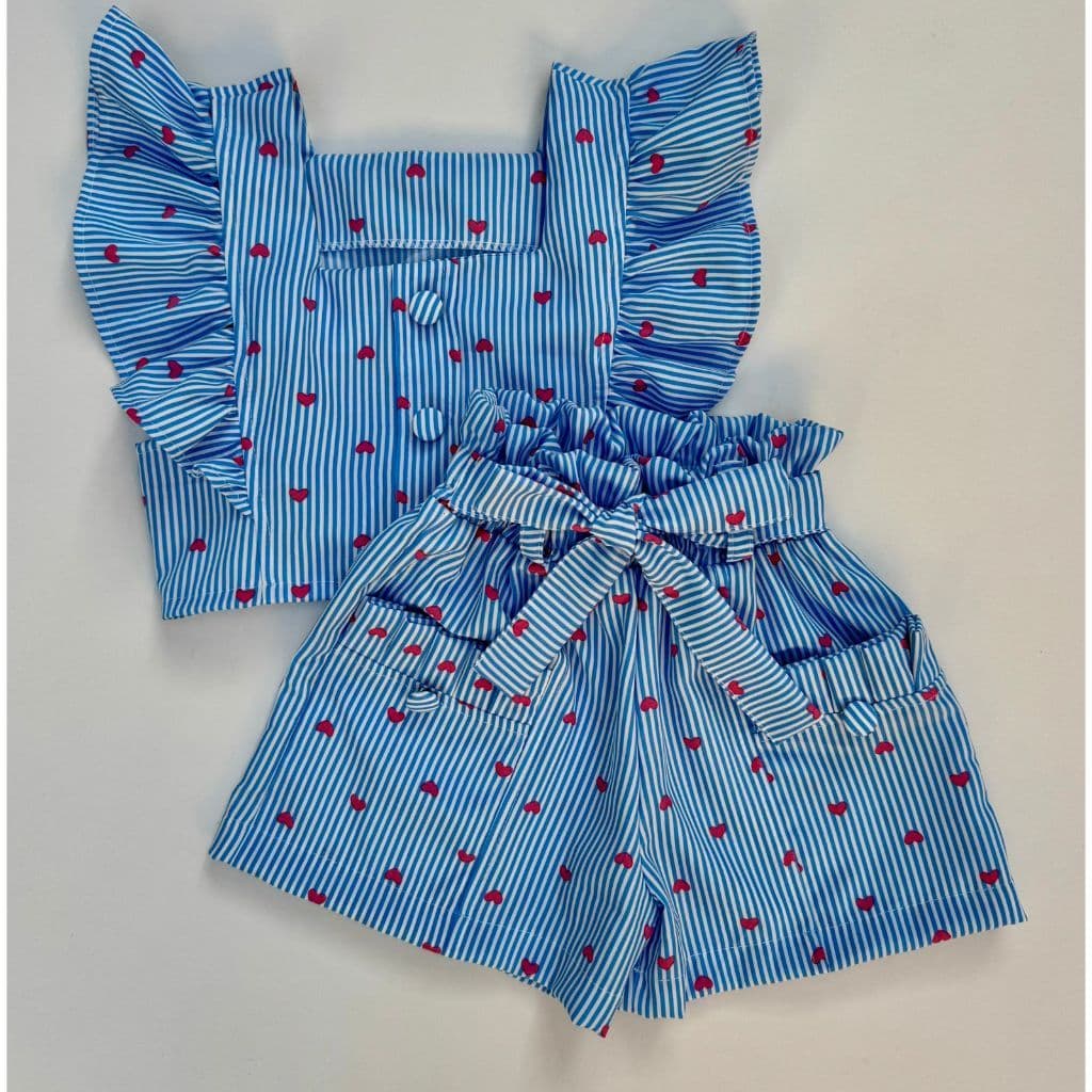 Roupa Infantil Conjunto Modinha Blogueirinha Blusa Com Short
