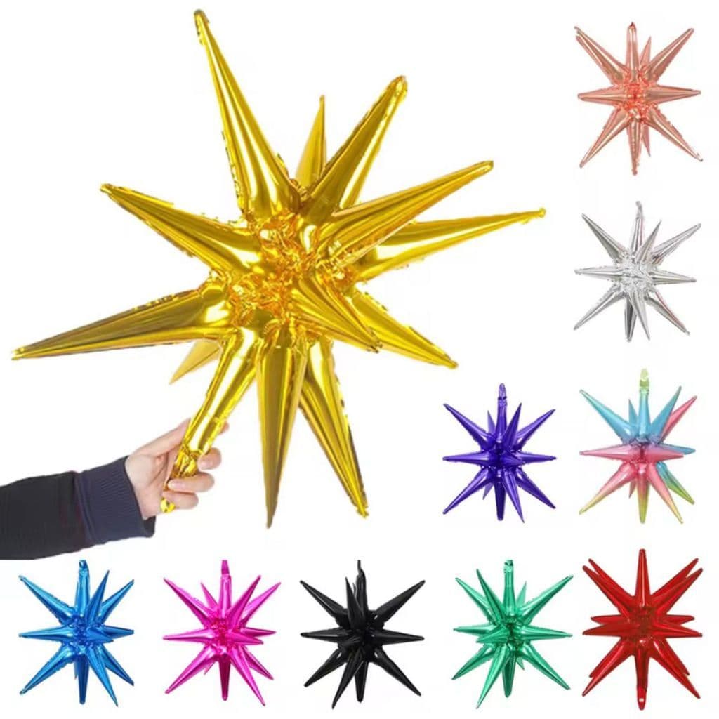Estrela 3D Com 11 Pontas 55cm - Estrela Sputnik 22 polegadas