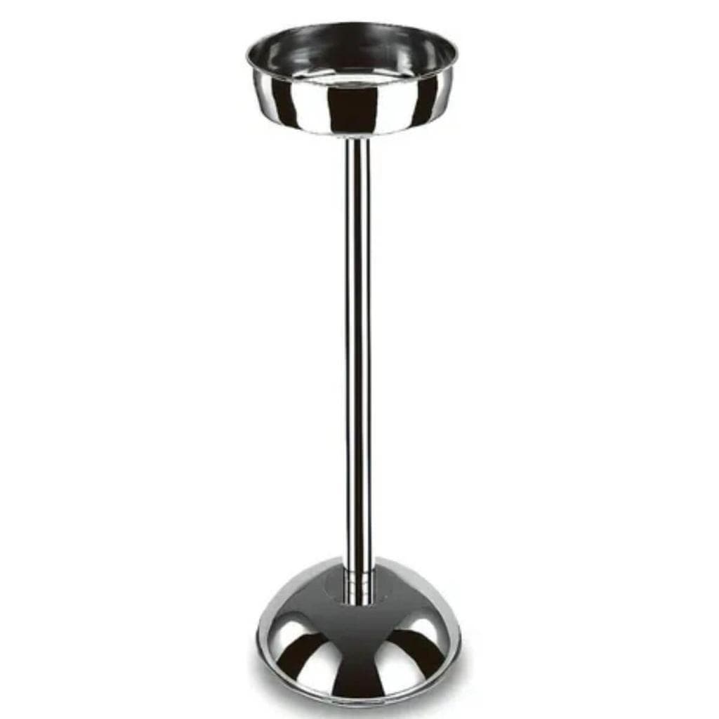 Suporte Inox Para Balde Gelo Arienzo 20x60,5cm Brinox Champagne Jantar Recepção Bar