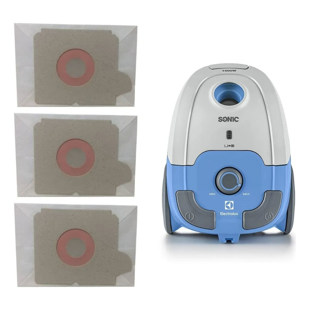 Saco P/ Aspirador Electrolux Sonic 3un Descartável Papel